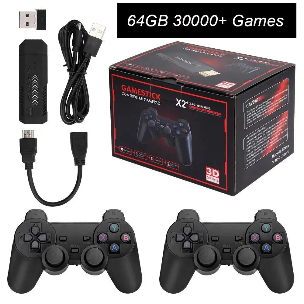 50,000 Games in one - Retro Retro Video Game Console with Wireless Controllers TV Emulator - 256G Capacity Pro 4K Game Stick - GoGetIt.AI