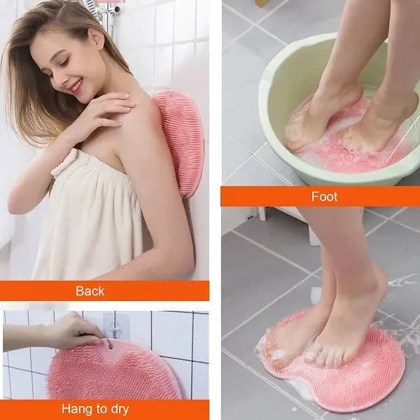 Shower Foot & Back Scrubber Massage Pad - Exfoliating - OFFICIAL GO GET IT ENTERPRISE LLC