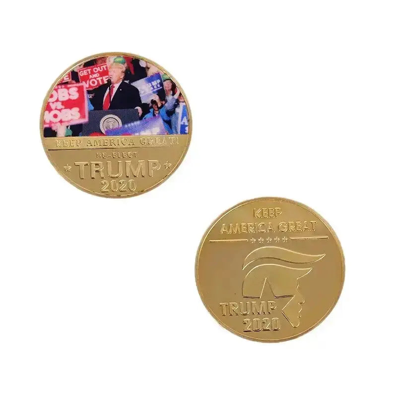 TRUMP 2024 US President Gold/Silver Eagle Commemorative Coins GoGetIt.AI