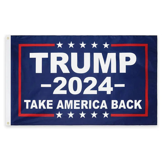 Trump Flag 2024 Flag 3x5 Feet - Take American Back