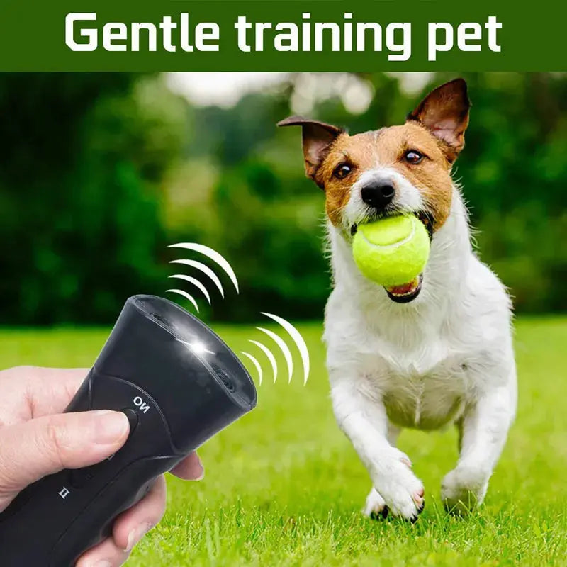 Dog Training Aid - Ultrasonic Dog Repeller -  Stop Barking and Control Behavior. - GoGetIt.AI