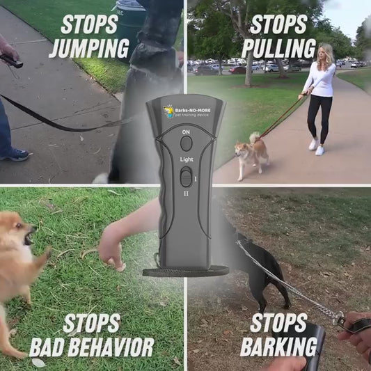 Dog Training Aid - Ultrasonic Dog Repeller -  Stop Barking and Control Behavior.